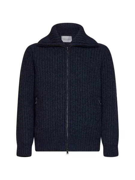 Cardigan Roberto Collina tricotate chunky albastru