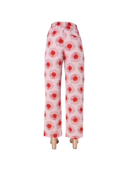 Pantaloni Baum Und Pferdgarten cu model floral roz