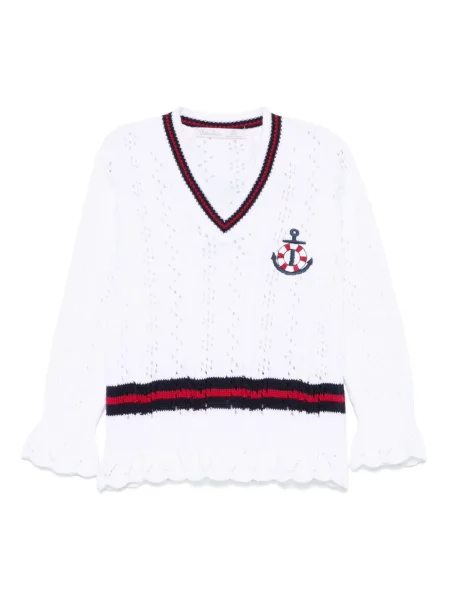Sweter dziecięcy Patachou biały