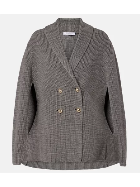 Geacă Max Mara de lână gri