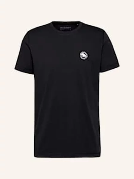 Mammut t-shirt sportowy z nadrukiem czarny