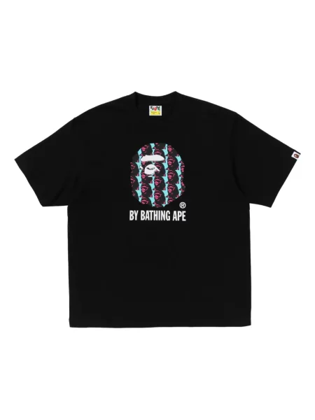 Koszulka A Bathing Ape® z nadrukiem czarna