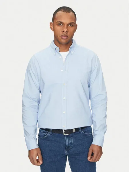 BOSS Košile Rickert Světle modrá
