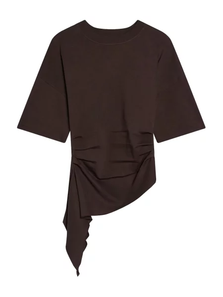 Bershka Tricou ciocolatiu