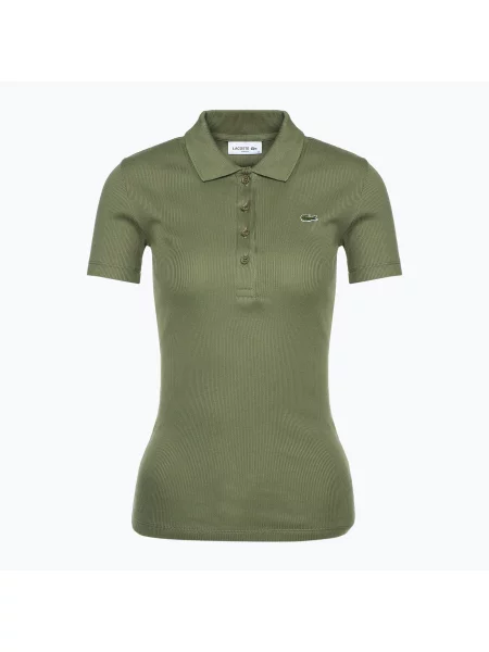 Polo tričko Lacoste khaki zelené