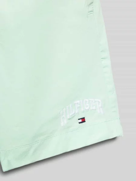 Szorty z elastycznym pasem Tommy Hilfiger miętowe