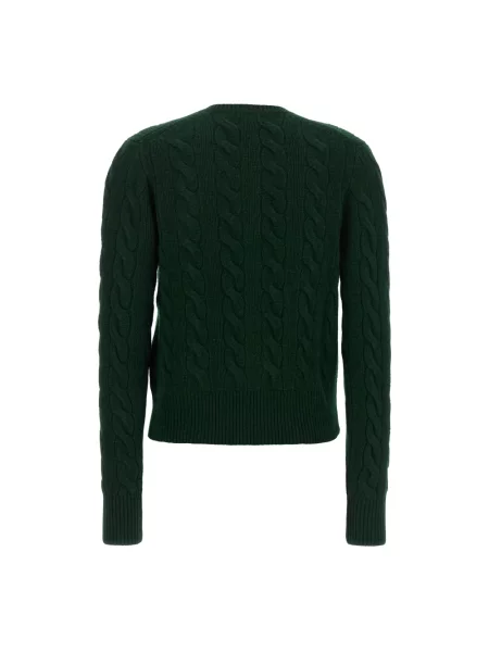 Sweter Polo Ralph Lauren wełniany zielony