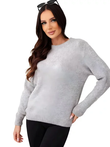Lumera Sveter Leggera melírovaná sivá