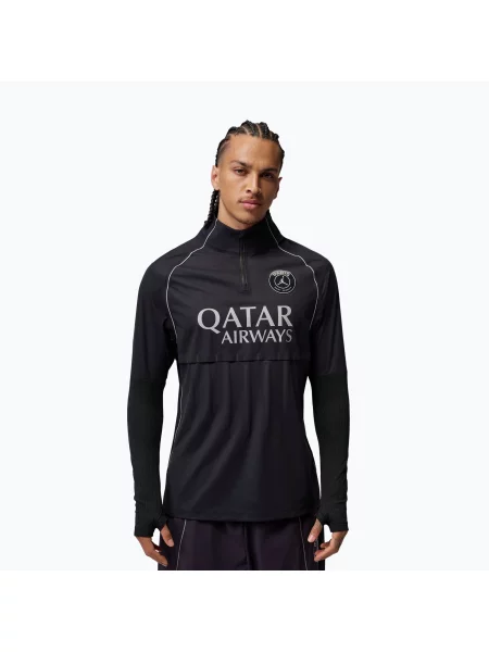 Fotbal tricou cu mânecă lungă Nike negru