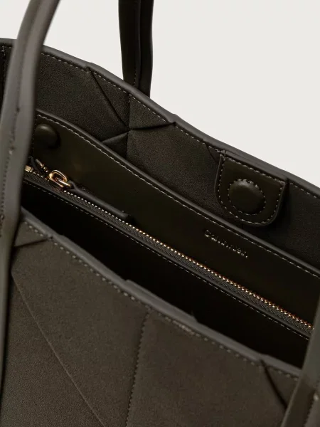 Shopper táska Calvin Klein zöld