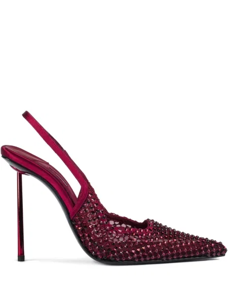 Pantofi cu toc Le Silla slingback roșu