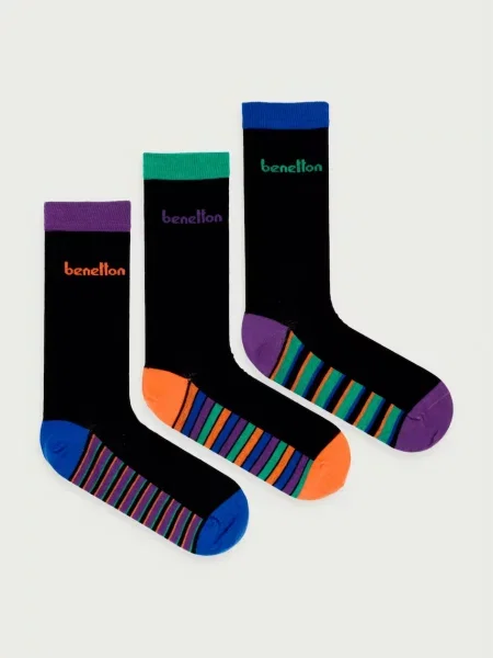 United Colors of Benetton ponožky pánske čierna