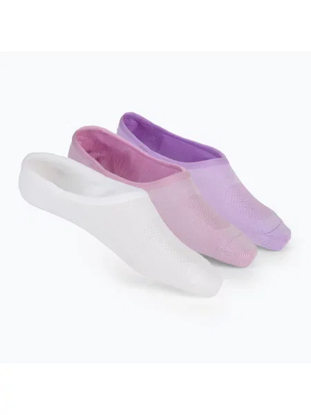 Шкарпетки SKECHERS Non Terry No Show Liner 3 пари white/purple білі