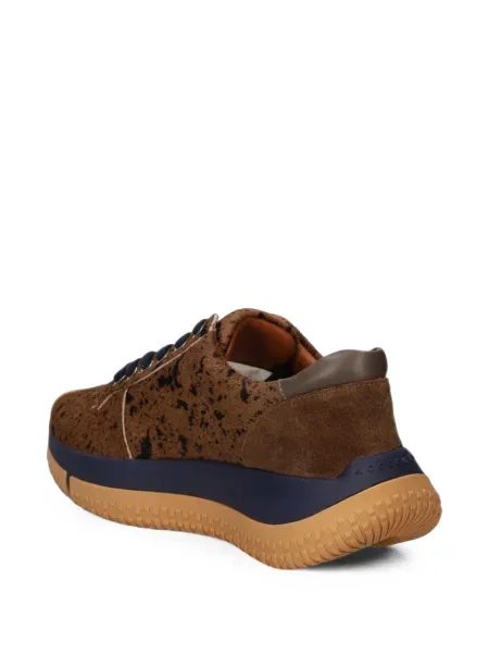 Sneakerși 4ccccees cu imagine cu model leopard maro