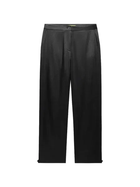 Pantaloni Shanghai Tang din satin negru