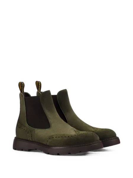 Brogues Doucal's din piele de căprioară verde