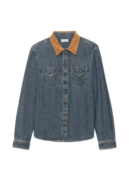 Cămașă de blugi Zadig&voltaire albastru