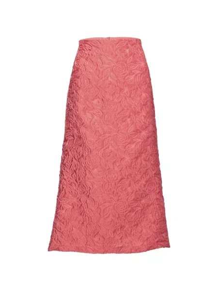 Fustă midi Silvia Tcherassi până la genunchi roz