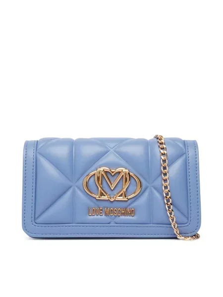 Kabelka LOVE MOSCHINO modrá
