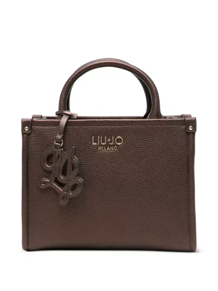 Geantă shopper Liu Jo cu autograf maro