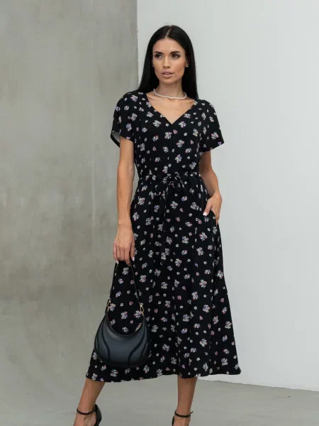 Платье миди Rimari черное