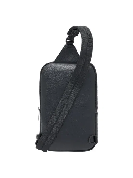Armani Exchange Torbica za okrog pasu črna
