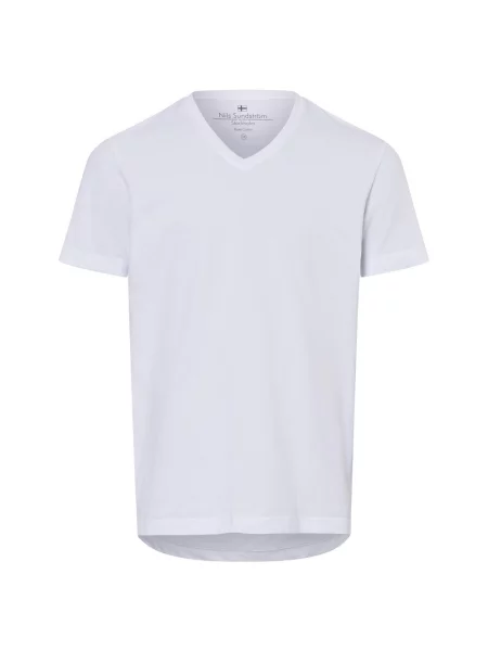 Nils Sundström T-shirt Mężczyźni Dżersej S biały