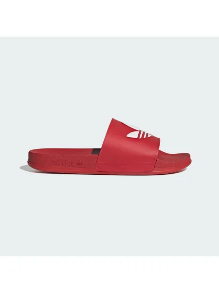ADIDAS ORIGINALS Pantofle ADILETTE červená bílá
