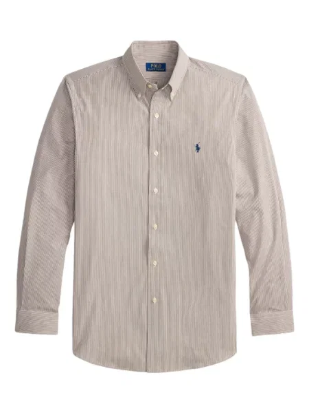 Șapcă Polo Ralph Lauren cu broderie din țesătură twill în carouri albastru