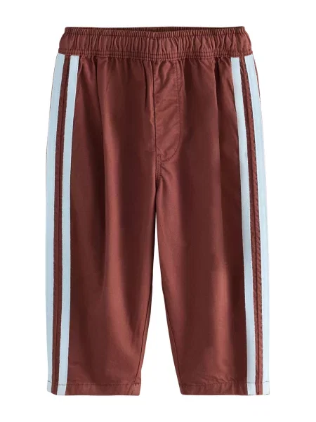 Next Pantaloni albastru deschis / burgundy roșu