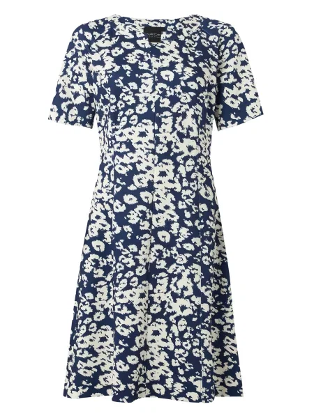 Marc Cain Rochie bleumarin alb