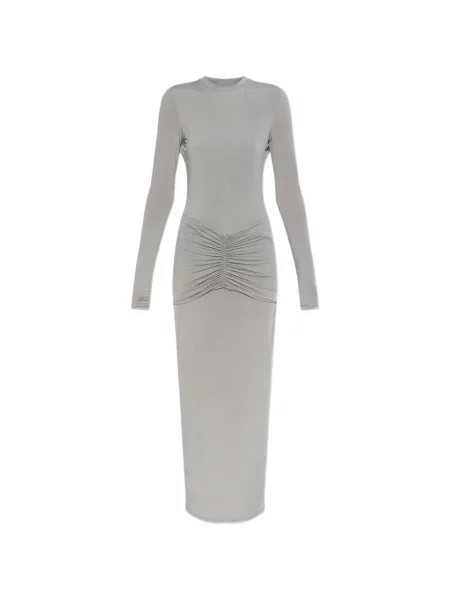 Rochie maxi Balmain de costum gri