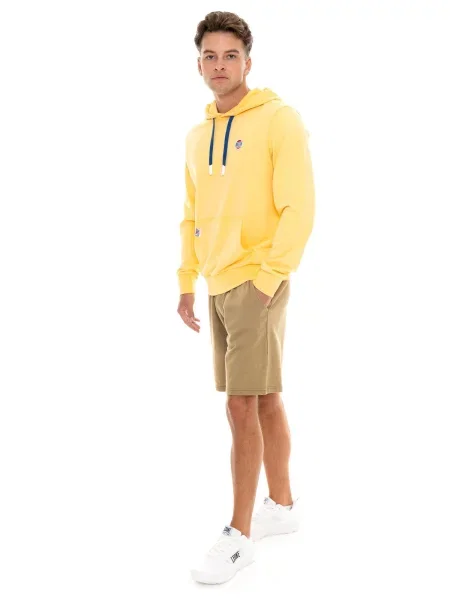 Bluza z kapturem Pastel Wash żółta