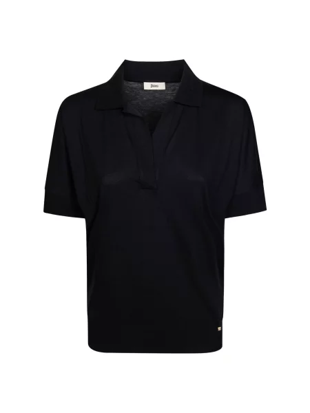Polo Herno z dżerseju czarne