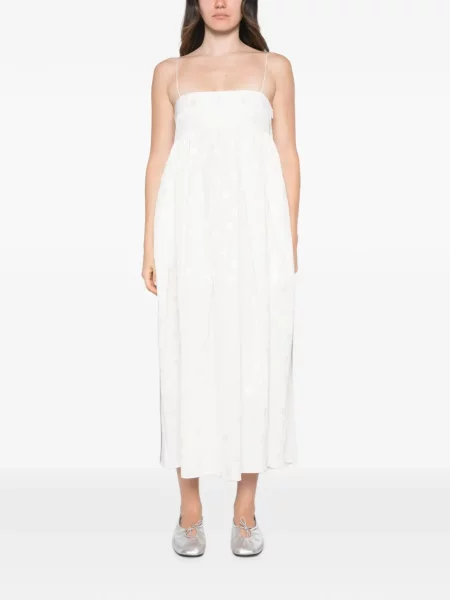 Rochie Cecilie Bahnsen cu funde alb