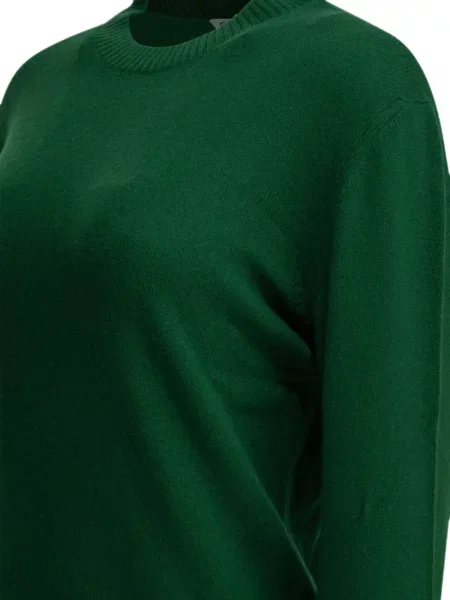 Pulover Semper cu decolteu rotund verde