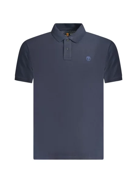 Tricou polo Timberland cu broderie albastru
