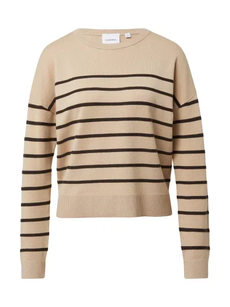 COMMA Pulover / kostanj rjava bež