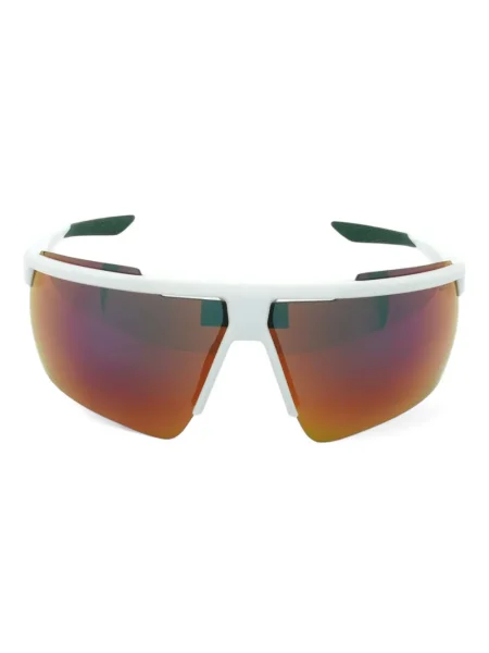 Ochelari de soare Nike cu cordon din jerseu cu imprimeu abstract gri