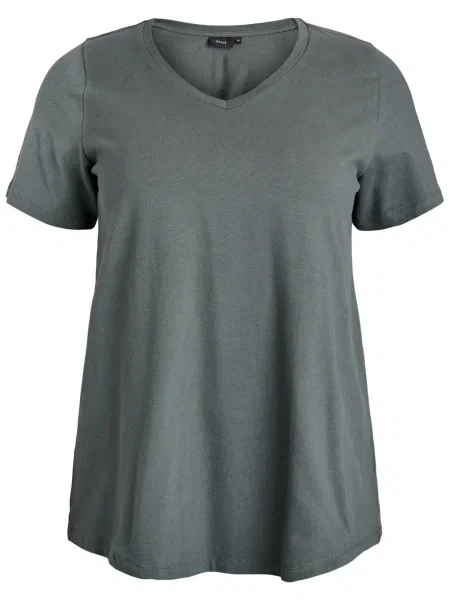 Zizzi Tricou închis gri