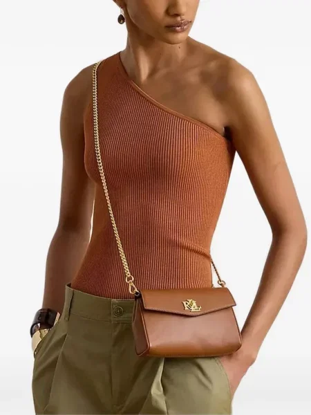 Bodi Lauren Ralph Lauren s autogramom smeđa