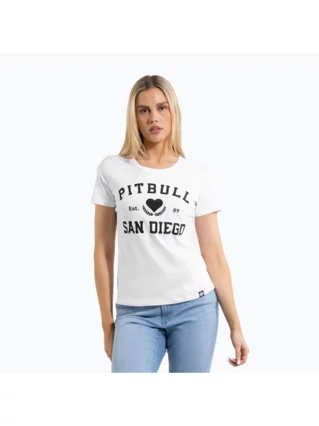 Pitbull Love PB дамска тениска бяла