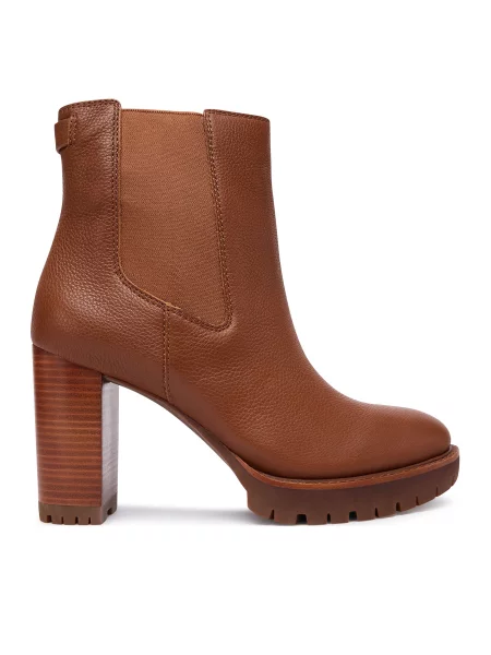 Μποτάκια LAUREN RALPH LAUREN καφέ