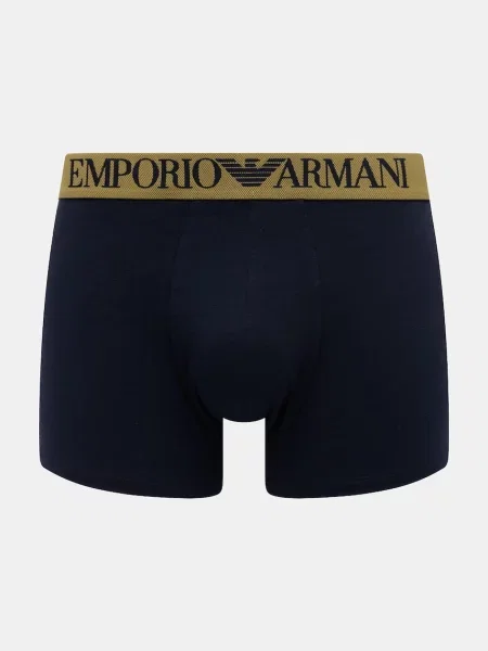 Emporio Armani Underwear priliehavé boxerky pánske s elastanom zelená