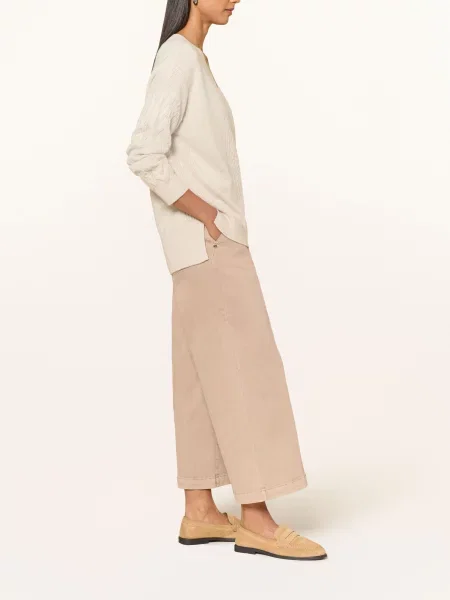 Elena Miro Džínové Kalhoty beige béžové