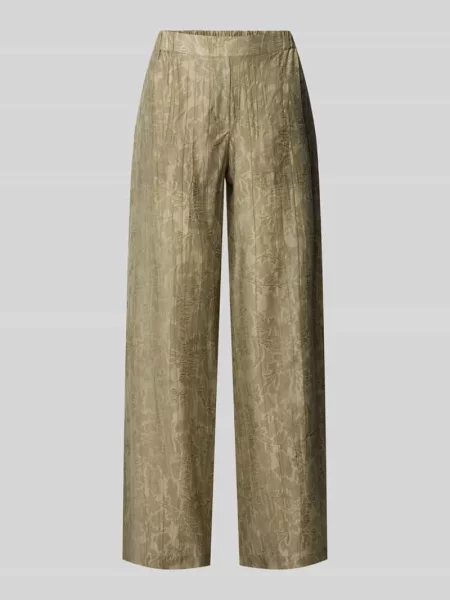Spodnie materiałowe o kroju wide fit z mieszanki lyocellu Jake*s Collection beżowe