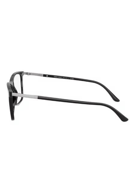 Ochelari de soare dreptunghiulari Giorgio Armani negru