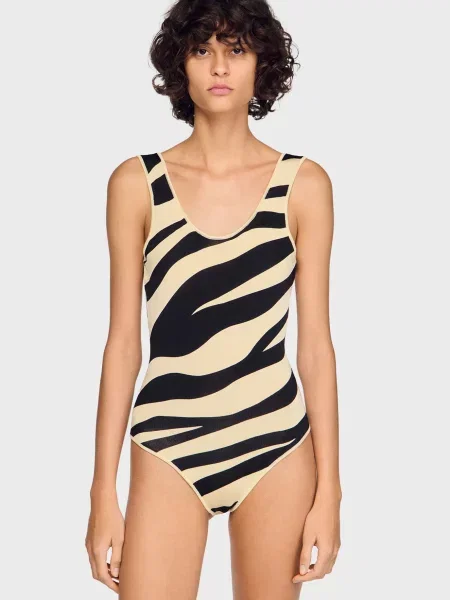 Боді Sandro чорне