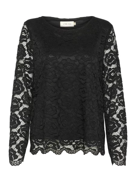 Cream Bluză Tinu' negru
