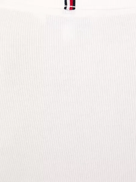 Tommy Jeans блуза с дълги ръкави дамска с бяло